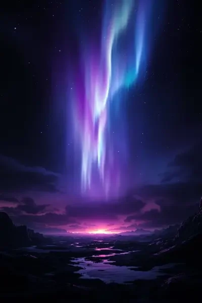 极光之下的异象